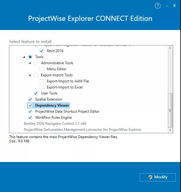 ProjectWise 中依存关系查看器不可见，是怎么回事?