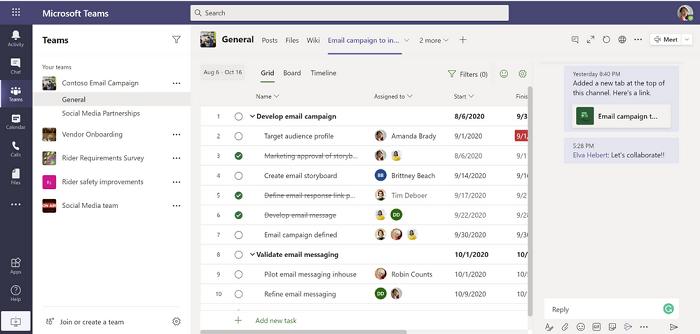 Microsoft Teams迎来Project与Roadmap功能集成
